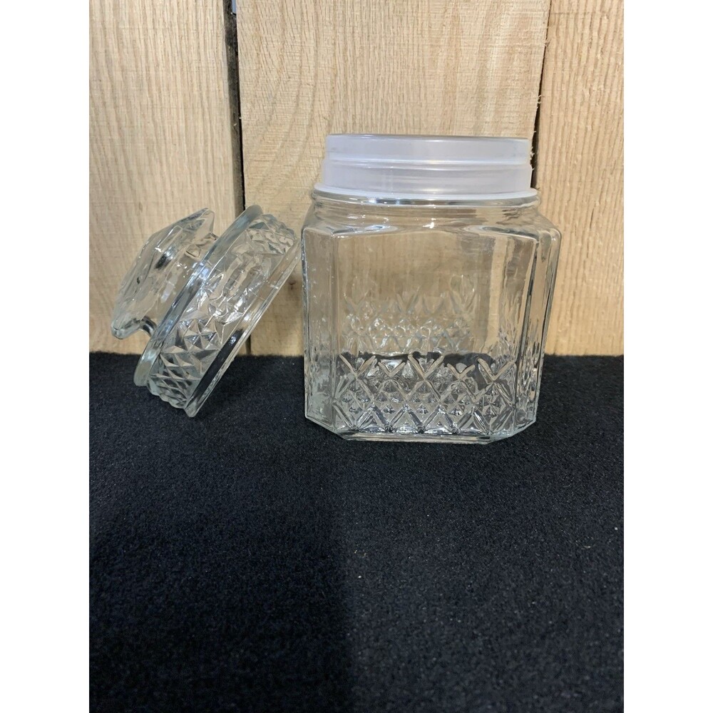 Vintage Koeze's Jar Apothecary Candy Collectible Glass 7.5" Seal Lid B17 - Picture 3 of 5